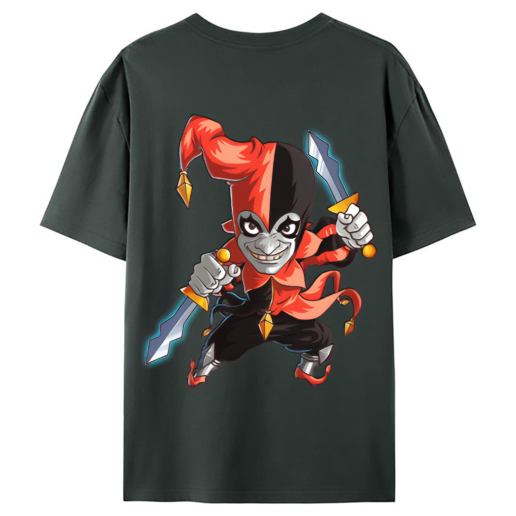 （画像用） リーグ・オブ・レジェンド League of Legends LOL 綿100％ メンズ半袖Tシャツ（バックプリント） 通気性